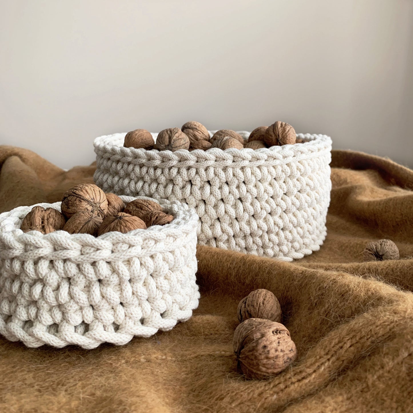 PANIER EN CROCHET