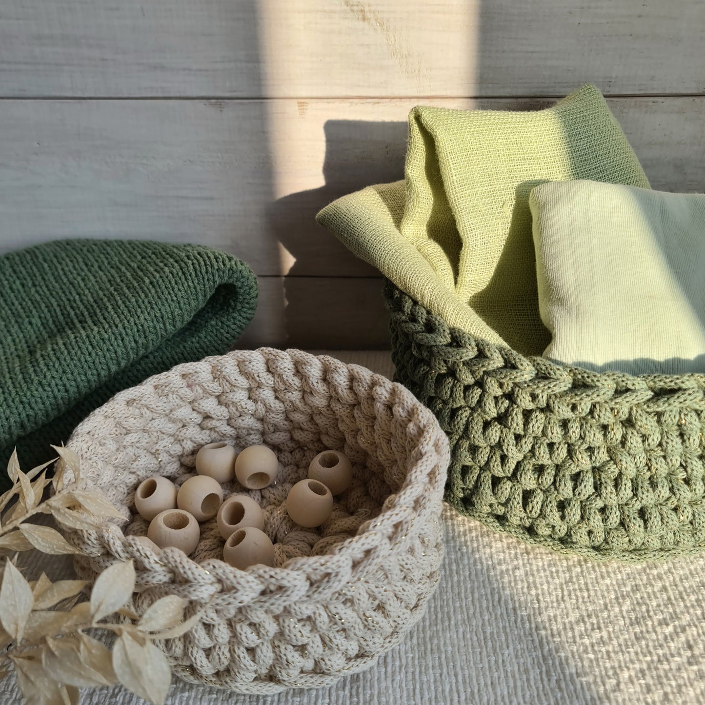 PANIER EN CROCHET