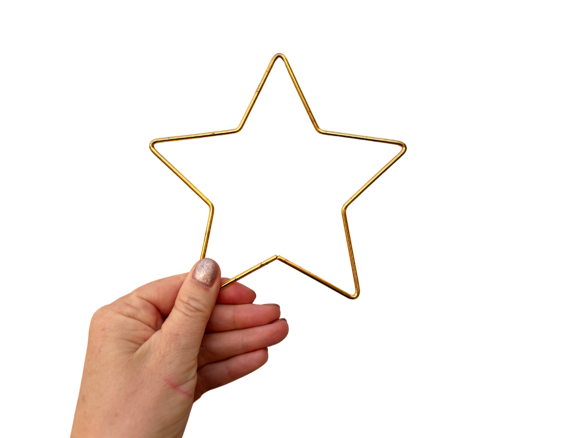 Etoile en Métal Doré (15cm)